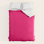 Bright Fluorescent Pink Neon Duvet Cover Gallery Image 6