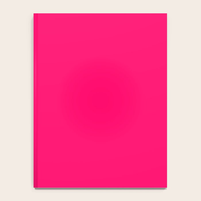 Bright Fluorescent Pink Neon Notebook Gallery Image 4