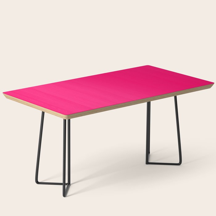 Bright Fluorescent Pink Neon Coffee Table Gallery Image 1