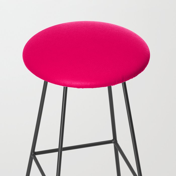 Bright Fluorescent Pink Neon Stool Gallery Image 2