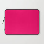 Bright Fluorescent Pink Neon Laptop Sleeve Gallery Image 1