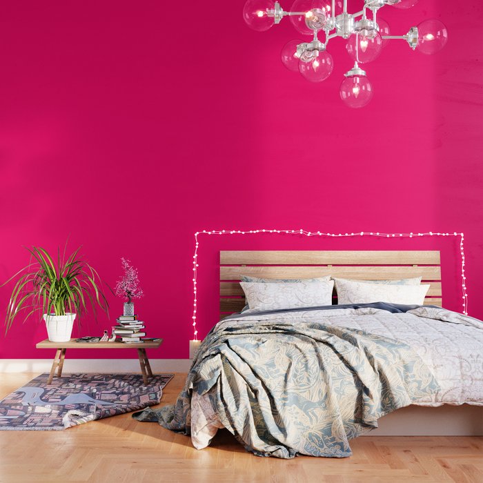 Bright Fluorescent Pink Neon Wallpaper Gallery Image 3