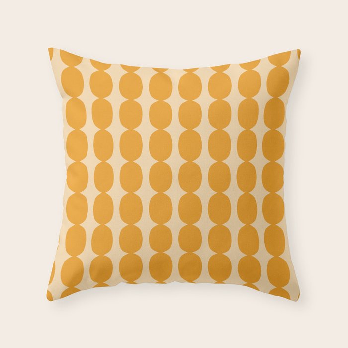 Honey Bubble Chain Throw Pillow Gallery Image 6