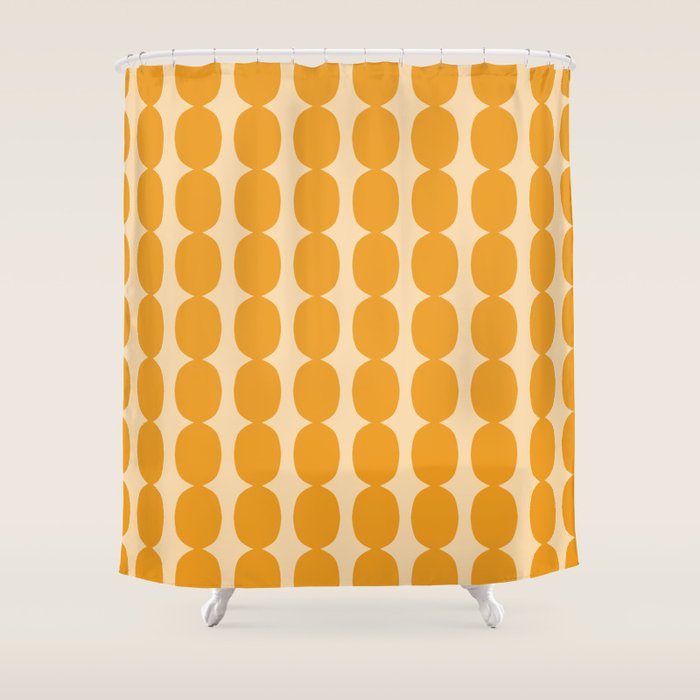 Honey Bubble Chain Shower Curtain Gallery Image 1