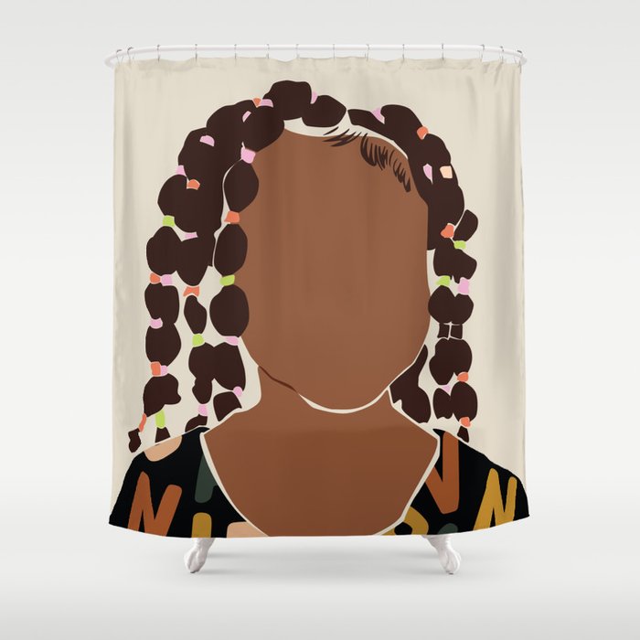 Black Girl Magic No. 1 Shower Curtain Gallery Image 1