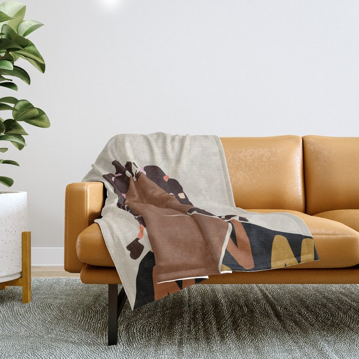 Black Girl Magic No. 1 Throw Blanket Gallery Image 1
