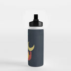 Rabbit and crescent moon Water Bottle Gallery Image 2