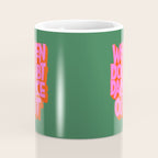 Dance It Out Pink And Green Coffee Mug Gallery Image 4