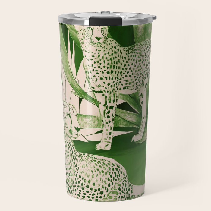 Jungle Cheetahs 5 Travel Mug Gallery Image 1