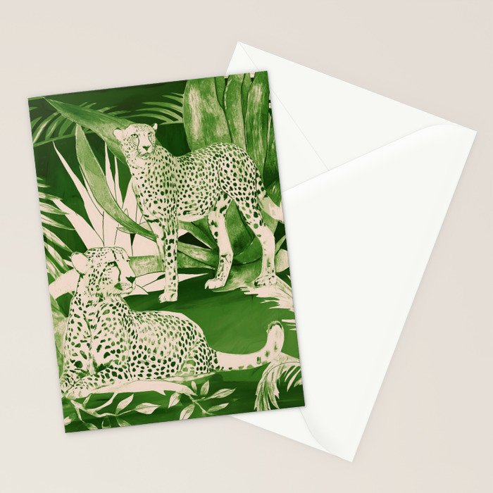 Jungle Cheetahs 5 Stationery Card Gallery Image 2
