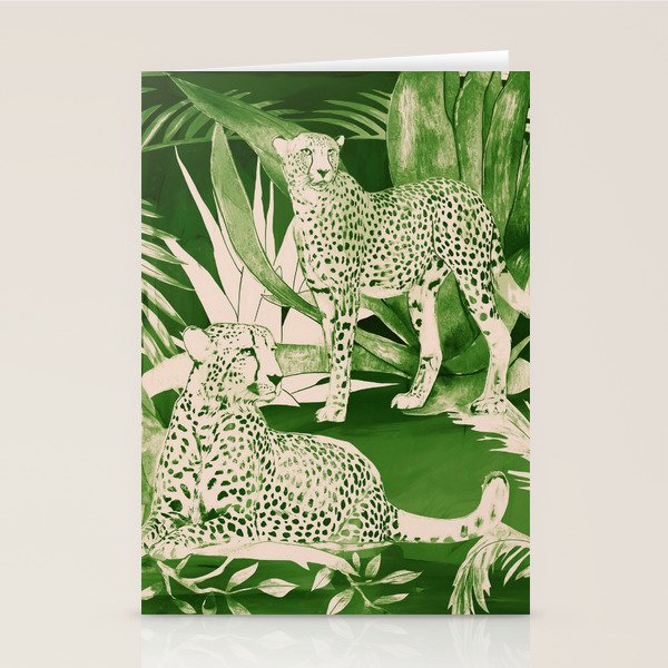 Jungle Cheetahs 5 Stationery Card Gallery Image 1