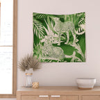 Jungle Cheetahs 5 Wall Tapestry Gallery Image 2