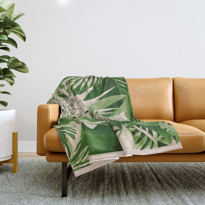 Jungle Cheetahs 5 Throw Blanket Gallery Image 1