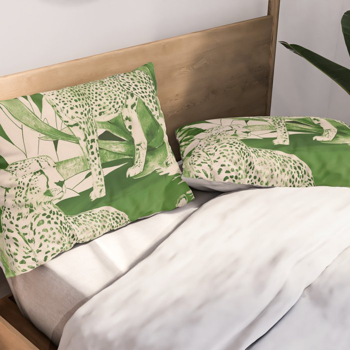 Jungle Cheetahs 5 Pillow Sham Gallery Image 2