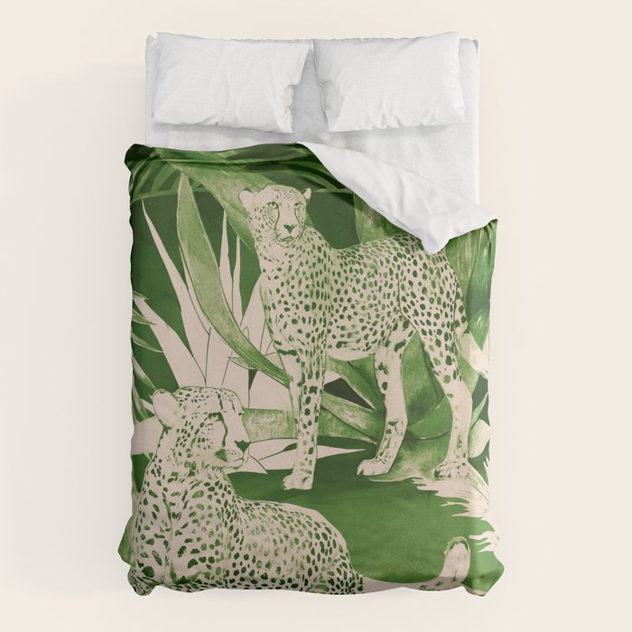 Jungle Cheetahs 5 Duvet Cover Gallery Image 1