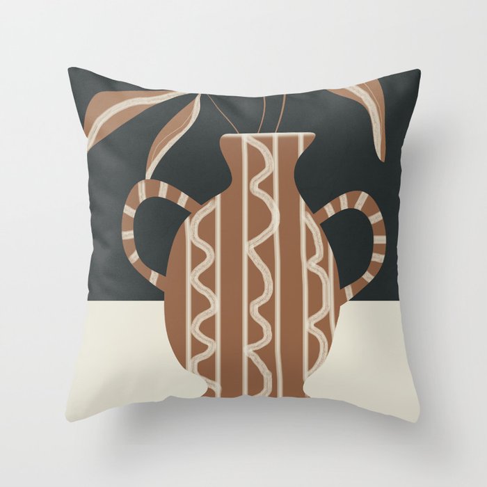 Minimalist Flora 1 Throw Pillow Gallery Image 6
