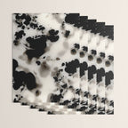 Black and White Tortoiseshell Abstract Elegant Wrapping Paper Gallery Image 3