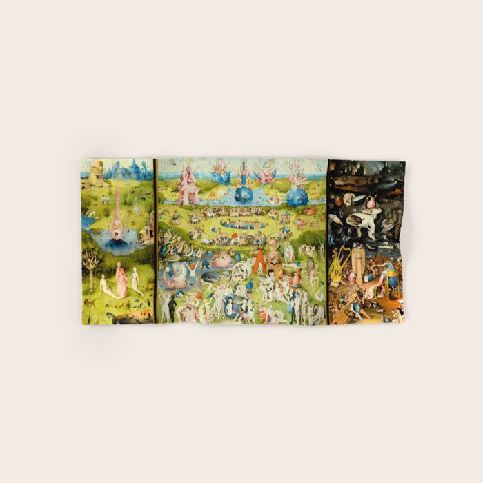 the Garden of Earthly Delights by Bosch Bath Towel Gallery Image 1