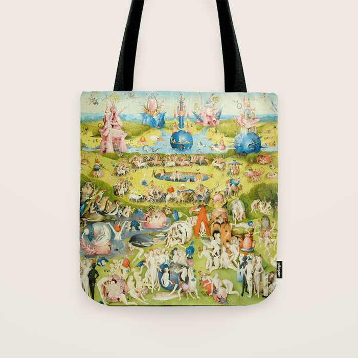the Garden of Earthly Delights by Bosch Tote Bag Gallery Image 1