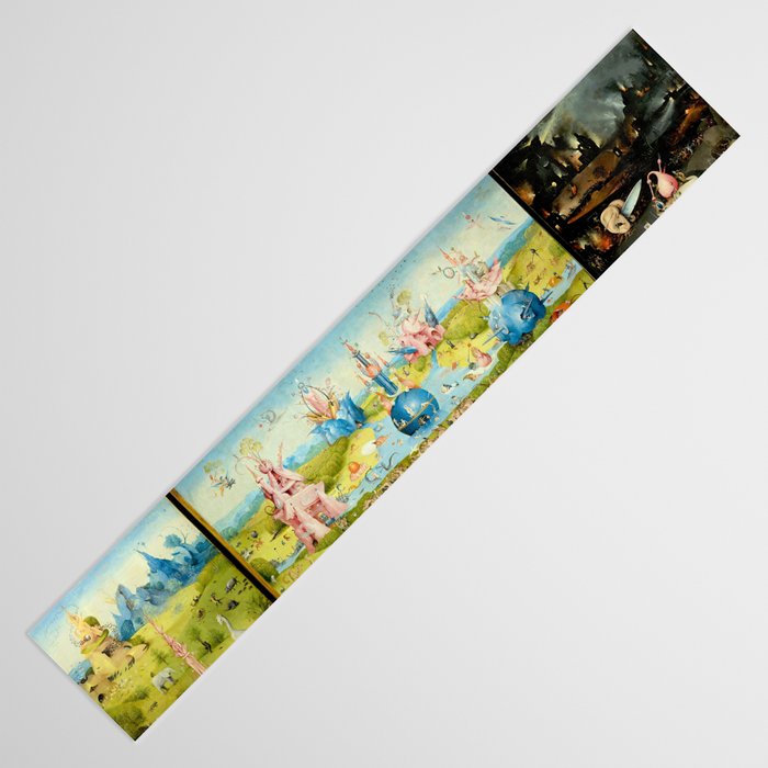 the Garden of Earthly Delights by Bosch Table Runner Gallery Image 3