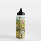 the Garden of Earthly Delights by Bosch Water Bottle Gallery Image 3