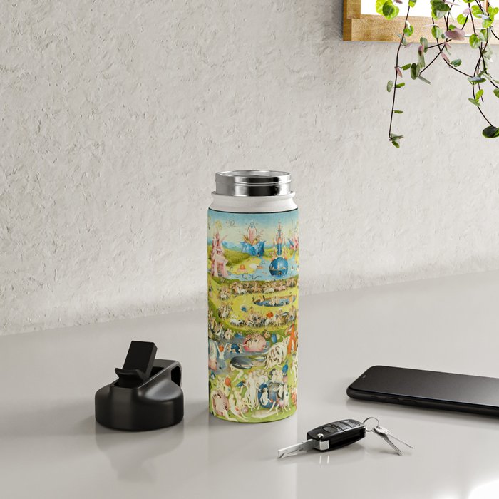 the Garden of Earthly Delights by Bosch Water Bottle Gallery Image 4