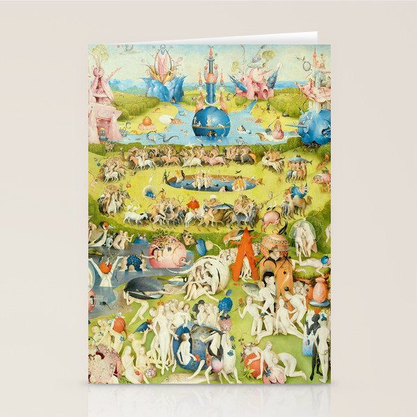 the Garden of Earthly Delights by Bosch Stationery Card Gallery Image 1