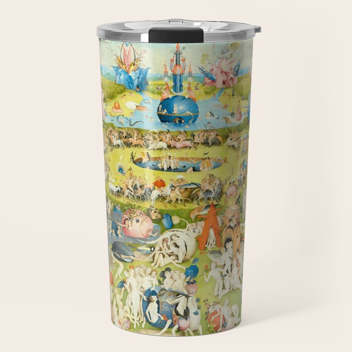 the Garden of Earthly Delights by Bosch Travel Mug Gallery Image 1