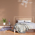 Geometric orange seamless repeat pattern Wallpaper Gallery Image 3