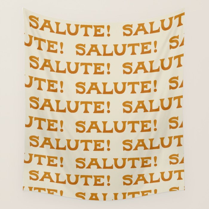 Salute Pattern - Amalfi Coast Cocktails Wall Tapestry Gallery Image 4