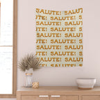 Salute Pattern - Amalfi Coast Cocktails Wall Tapestry Gallery Image 2