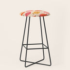 Go Fish - Pink, Red and Yellow  Stool Gallery Image 1