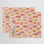 Go Fish - Pink, Red and Yellow  Placemat Gallery Image 1