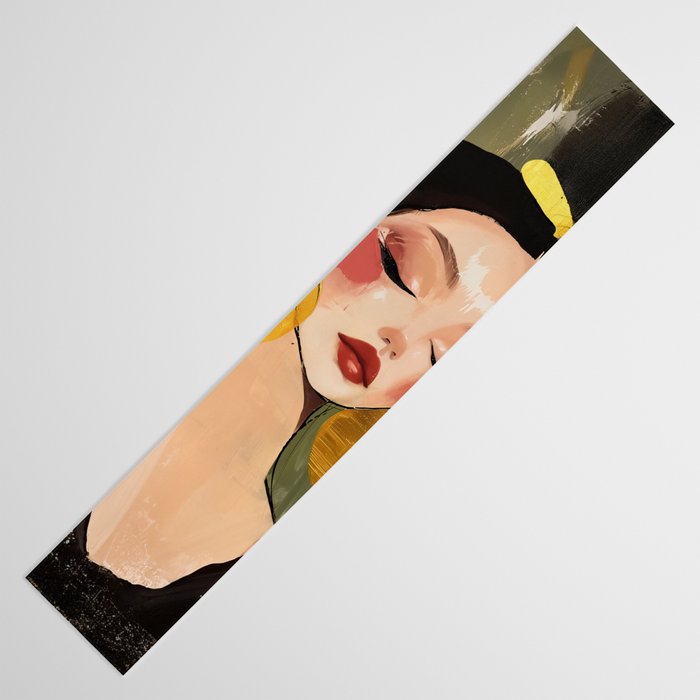 Golden Silence Modern Muse Table Runner Gallery Image 3