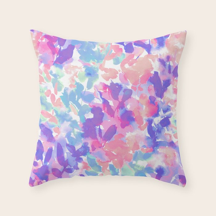 Intuition Pastel Throw Pillow Gallery Image 1