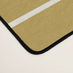 Minimal Arch XLIX Ochre Yellow Modern Geometric Lines Desk Mat Gallery Image 4