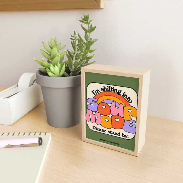 Soup Mode Retro Illustration Mini Art Print Gallery Image 2