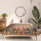Beetle and Butterfly Botanical Design Comforter Gallery Image 3