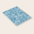 Paisley Indigo Nature Swirls Notebook Gallery Image 3