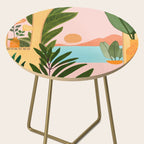 Moroccan Coast Tropical Sunset Scene Side Table Gallery Image 2