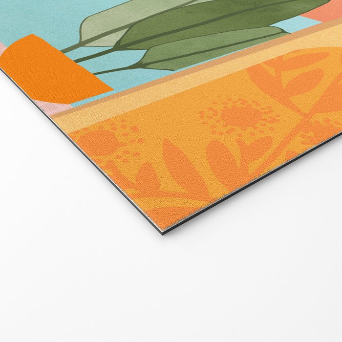 Moroccan Coast Tropical Sunset Scene Welcome Mat Gallery Image 2