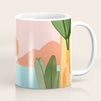 Moroccan Coast Tropical Sunset Scene Coffee Mug Gallery Image 1