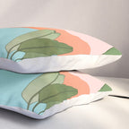 Moroccan Coast Tropical Sunset Scene Pillow Sham Gallery Image 3