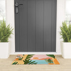 Moroccan Coast Tropical Sunset Scene Welcome Mat Gallery Image 3