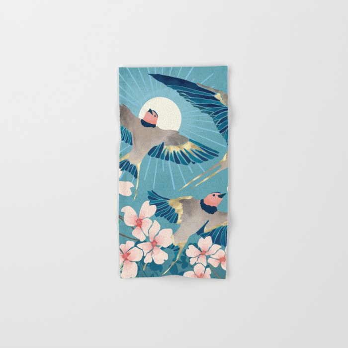Swallows New Beginning Bath Towel Gallery Image 1