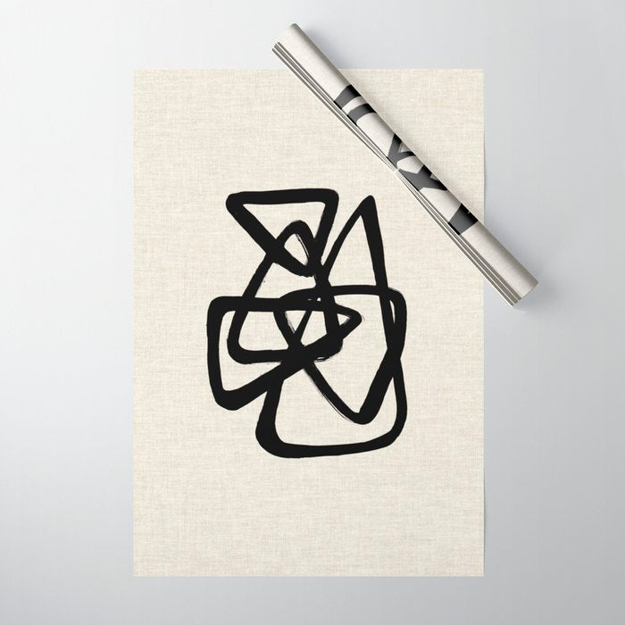 A Family Of Five Wrapping Paper Gallery Image 1