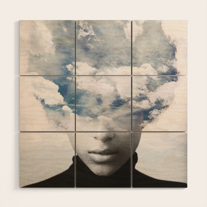 clouds Wood Wall Art Gallery Image 1