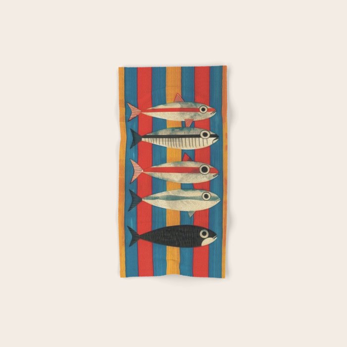 Stripes of the Sea Bath Towel Gallery Image 1