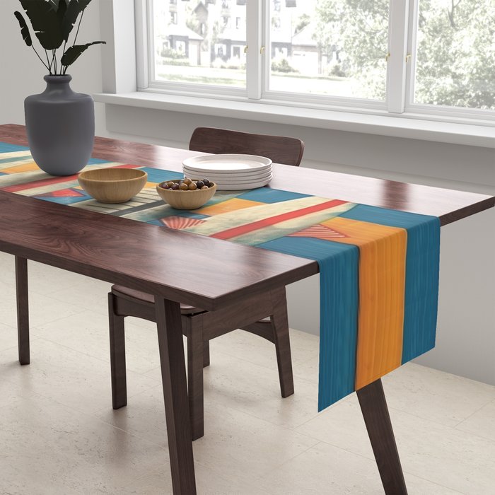 Stripes of the Sea Table Runner Gallery Image 2