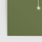 Gemini Zodiac Star Constellation Line Art Olive Green Poster Gallery Image 3